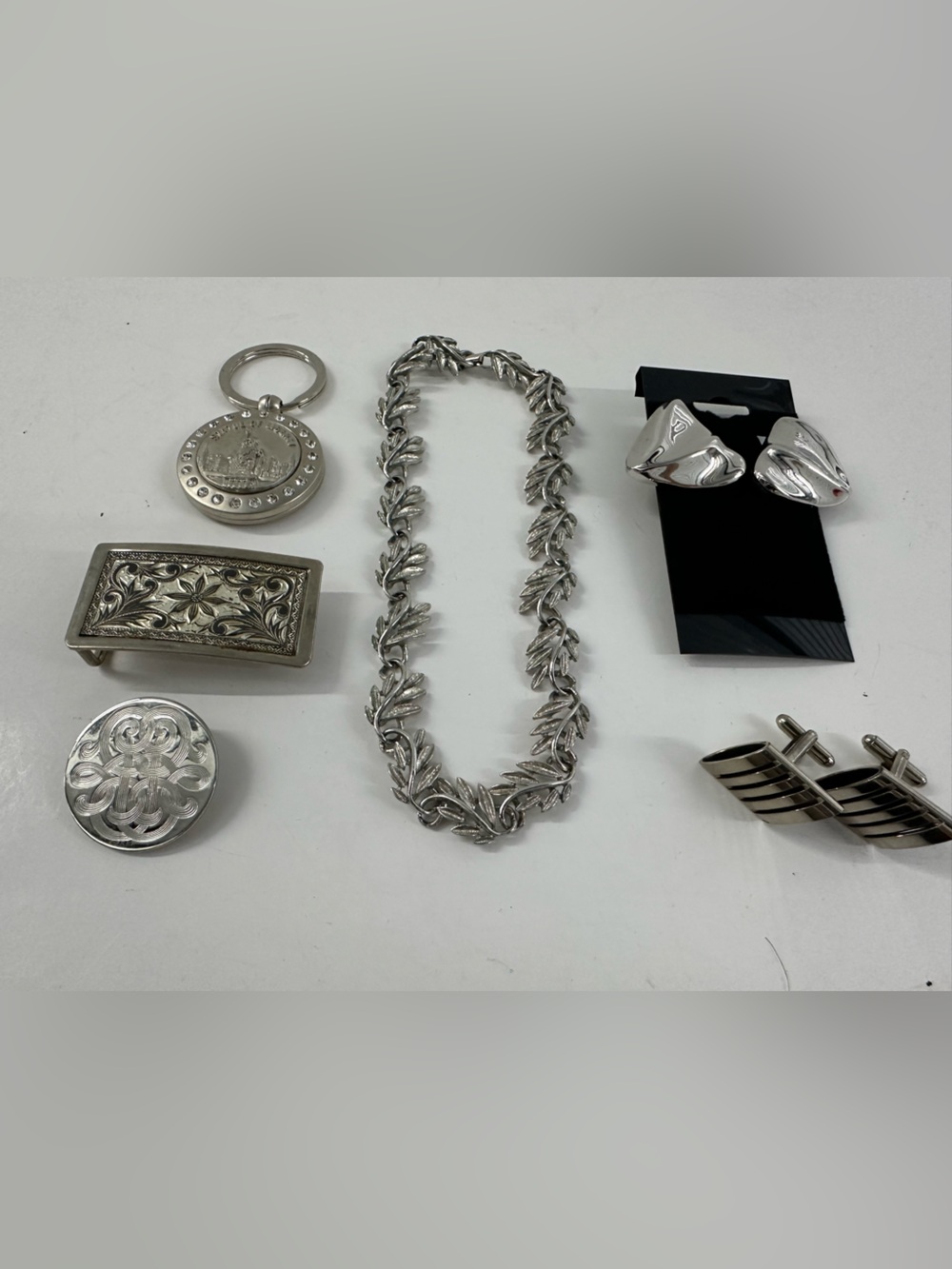 Vintage Silver Metal Jewelry Lot